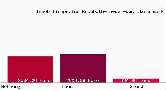 Immobilienpreise Kraubath-in-der-Weststeiermark